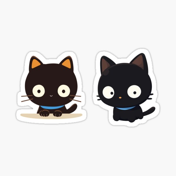 Artikel-Vorschau von Chococat – Süße schwarze Katze von Sanrio mit blauem Halsband, designt und verkauft von The Artful Nook.
