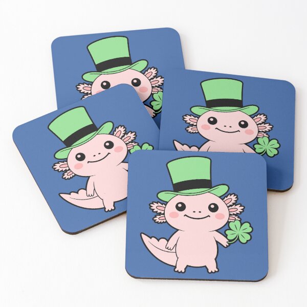 Item preview, St Patrick’s Day Axolotl Art designed and sold by theartfulaspie.
