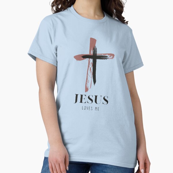 Item preview, Double Cross Jesus Loves me designed and sold by TheIMEJPod.