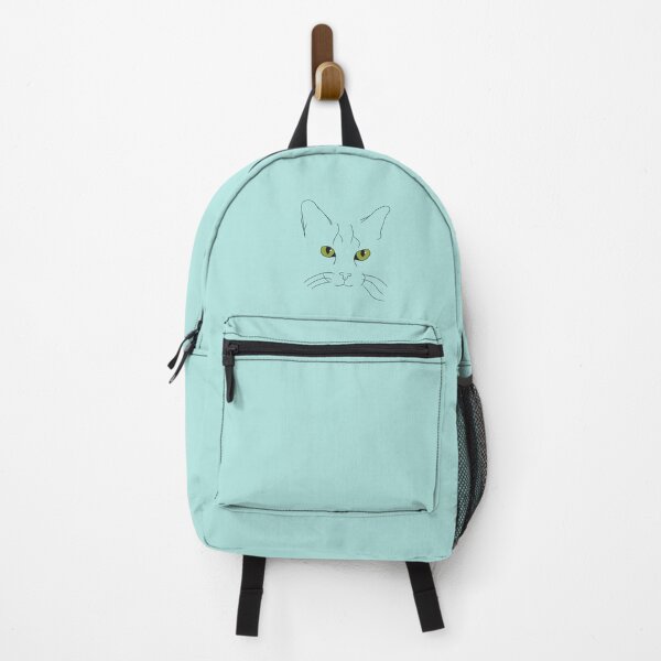 Item preview, minimalist cat face illustration designed and sold by mariaflaviane.