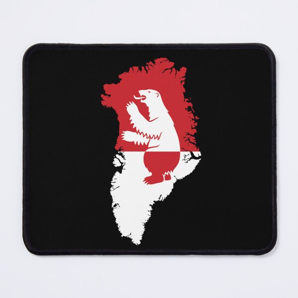 Item preview, Greenland Polar Bear Flag Art - Arctic Pride Graphic Tee & Sticker and more designed and sold by pelagio.