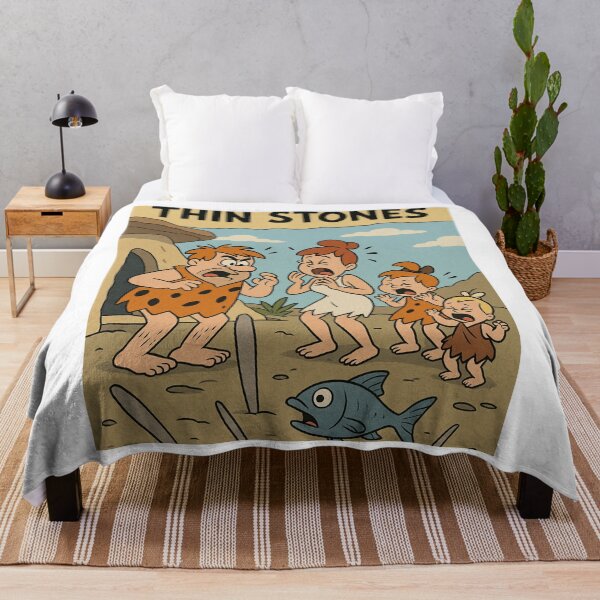 Item preview, Thin Stones – Stone Age Family Parody Art designed and sold by Every Knee.