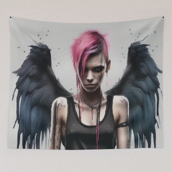 Item preview, Painted Vengeance: The Dark Angel Rises designed and sold by AbstractAnom.