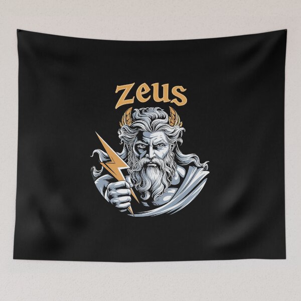 Item preview, Zeus Lord of Lightning designed and sold by SurrealArtSzysz.