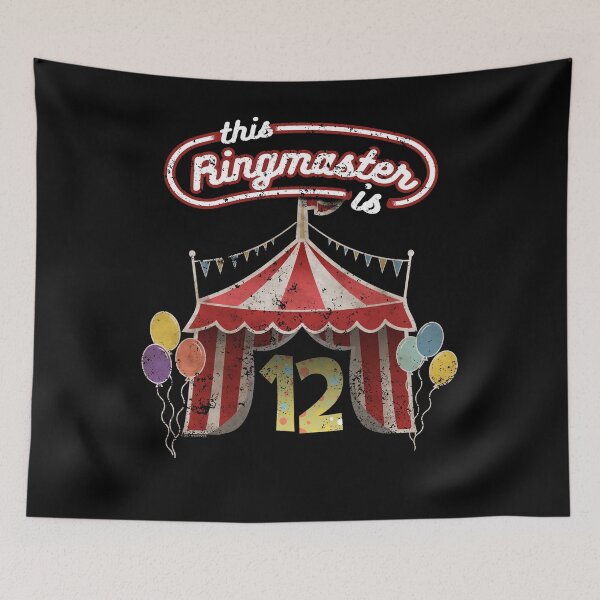 Item preview, Circus Ringmaster 12th Birthday Kids designed and sold by shoppzee.