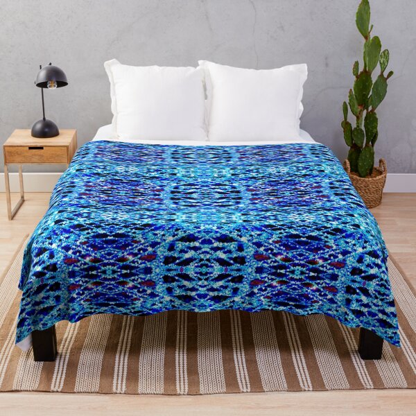 Item preview, Sparkly Blue Network Pattern designed and sold by Amanda1775.