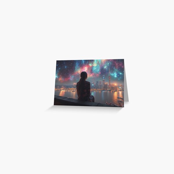 Item preview, Rainbow Nebula in Shanghai designed and sold by StaryPosters.