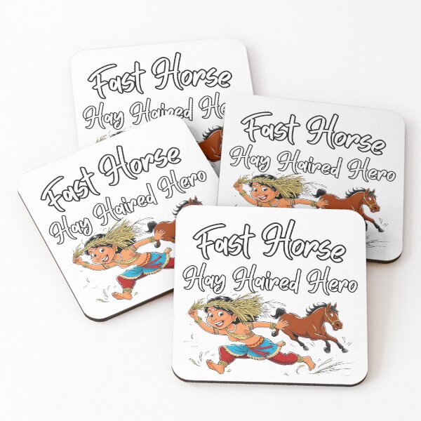 Item preview, Fast Horse Hay Haired Hero designed and sold by PrintableHaven.