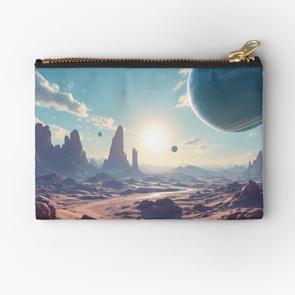 Exoplanets Music (listen to my music) :) Zipper Pouch