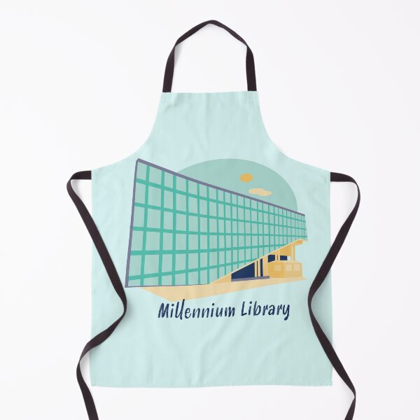 Item preview, Illustration of Millenium Library designed and sold by HeySabro.