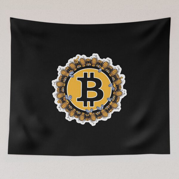 Item preview, Minimalist Bitcoin Design for Crypto Heads designed and sold by RadDeck.