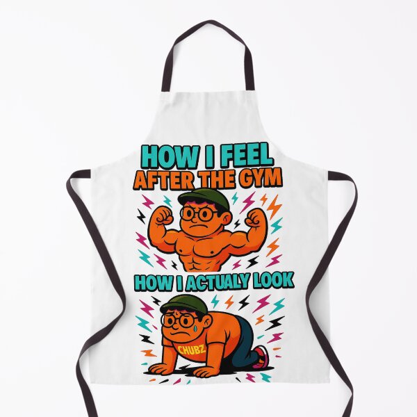 Item preview, How I Feel After the Gym – Funny Gym Meme Featuring Chubz designed and sold by Patternicity.