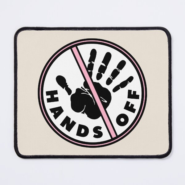 Item preview, HANDS OFF PINK designed and sold by fetch-it-studio.