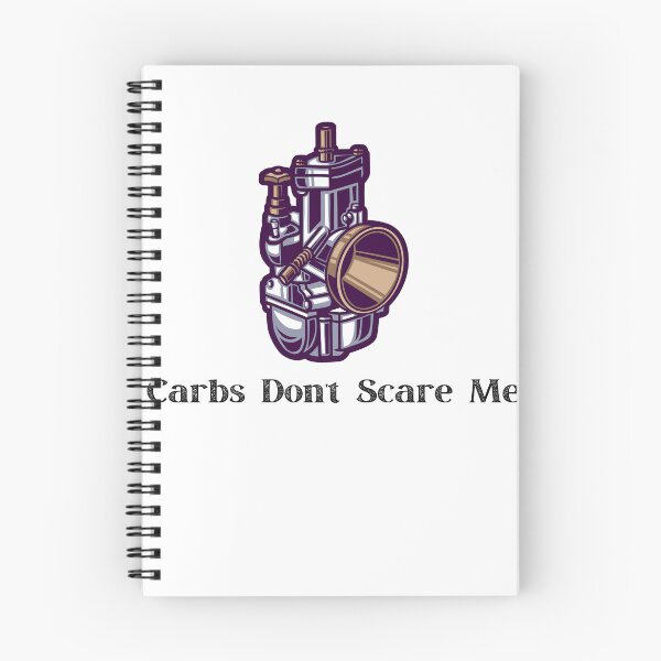 Item preview, Carbs Don’t Scare Me – Funny Car Mechanic Pun Design designed and sold by WyrdsEdge.