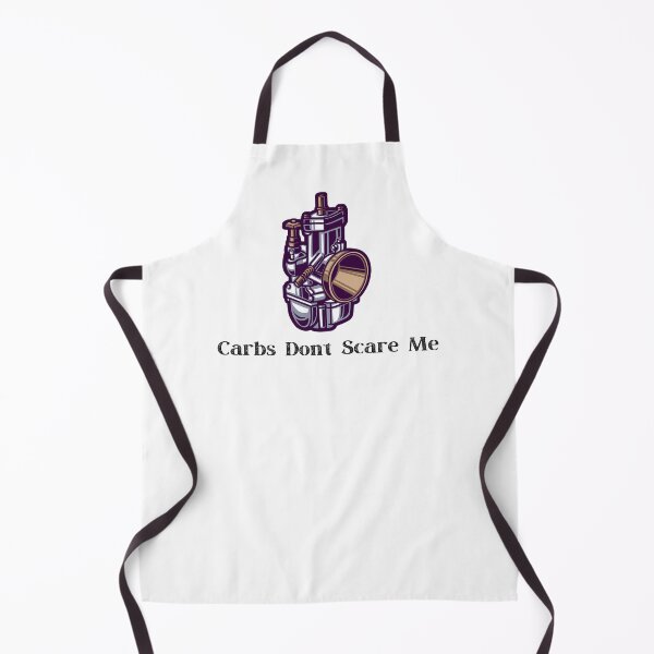 Item preview, Carbs Don’t Scare Me – Funny Car Mechanic Pun Design designed and sold by WyrdsEdge.