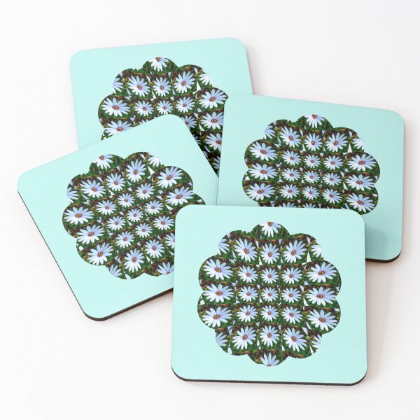 Item preview, White Daisy Pattern designed and sold by Patternflower.