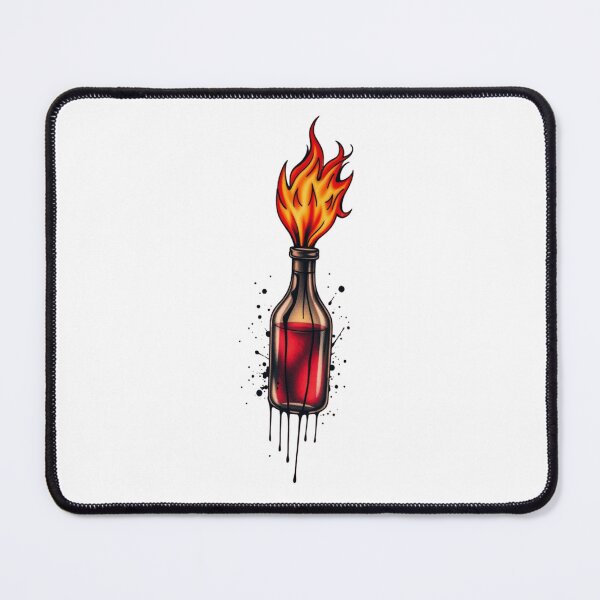 Item preview, Molotov Cocktail Tattoo designed and sold by UNK-Fatigues.