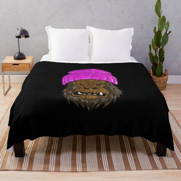 Item preview, Angry monkey with style and pink hat designed and sold by Joncasmiart.