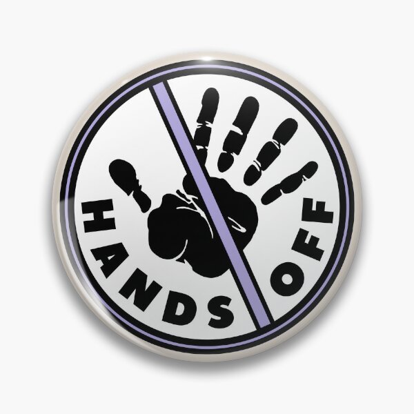 Item preview, HANDS OFF PURPLE designed and sold by fetch-it-studio.