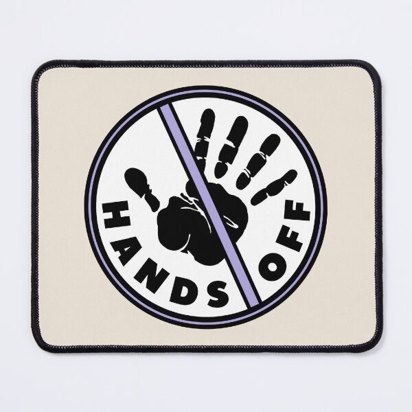 Item preview, HANDS OFF PURPLE designed and sold by fetch-it-studio.