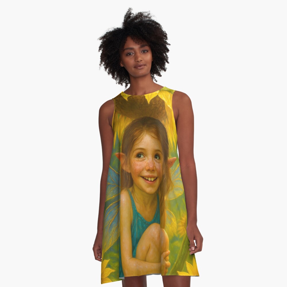 Item preview, A-Line Dress designed and sold by phatpuppyart.