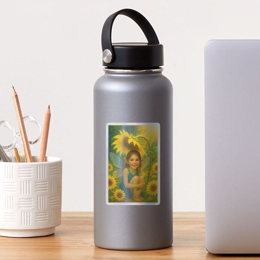 Item preview, Holographic Sticker designed and sold by phatpuppyart.