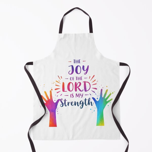 Item preview, The Joy of the Lord Is My Strength, Hands Raised in Joy, Nehemiah 8:10, designed and sold by Faithloveshop.