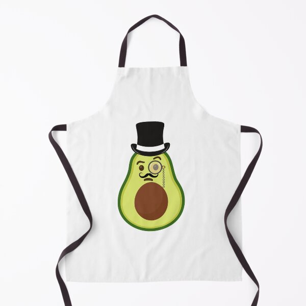 Item preview, Funny Emoji Sticker Sophisticated Avocado with Monocle and Top Hat - Whimsical Fruit Design designed and sold by myfavoritesm4.