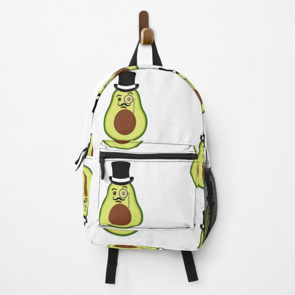 Item preview, Funny Emoji Sticker Sophisticated Avocado with Monocle and Top Hat - Whimsical Fruit Design designed and sold by myfavoritesm4.