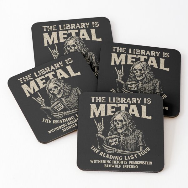 Item preview, The Library is Metal designed and sold by PrometheanAppCo.