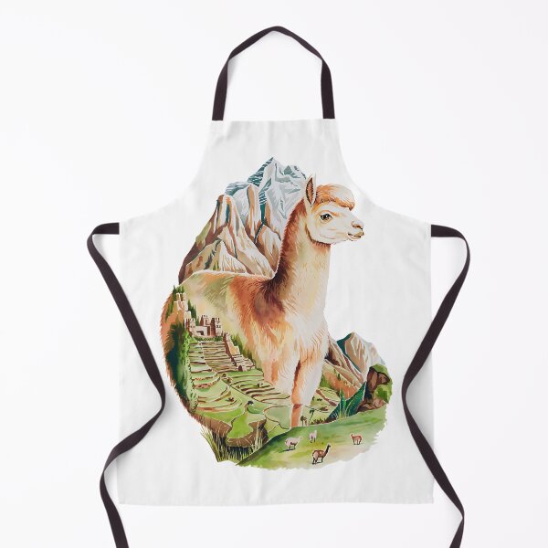 Item preview, Andean Spirit – Llama Over Machu Picchu designed and sold by BeamiCreations.