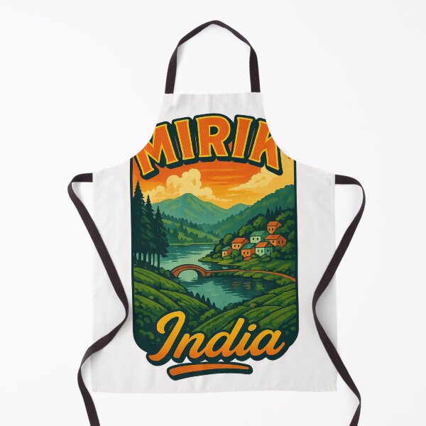 Item preview, Mirik India Sunset Landscape with Tea Gardens and River Bridge designed and sold by Places On Earth.