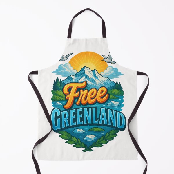 Item preview, Free Greenland Arctic Mountain Scene with Sunrise and Birds designed and sold by Places On Earth.