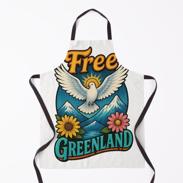 Item preview, Free Greenland Denmark from America designed and sold by Places On Earth.