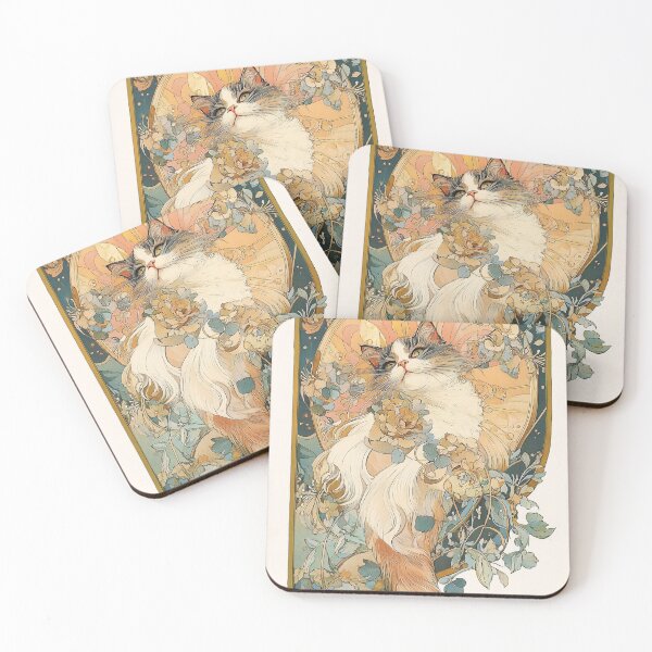 Item preview, Cats of Art Nuvo | Birman_01 designed and sold by TailTalesJP.