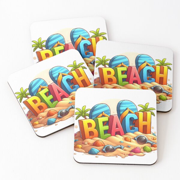 Item preview, sunglasses, flipflop, beach designed and sold by TrueArtVibes.