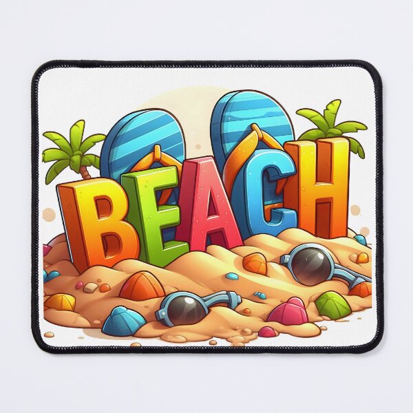 Item preview, sunglasses, flipflop, beach designed and sold by TrueArtVibes.