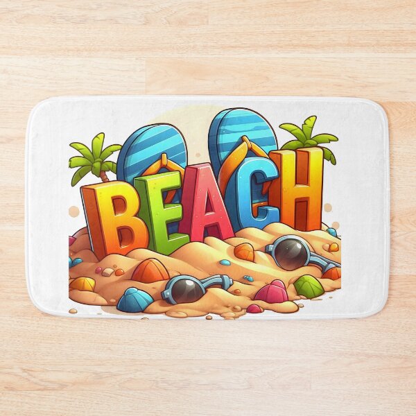 Item preview, sunglasses, flipflop, beach designed and sold by TrueArtVibes.