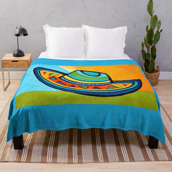 Item preview, Ignite Cinco de Mayo with a Colorful Geometric Sombrero and Bold Blue, Orange, and Green Hues designed and sold by OlfactoART Studio.