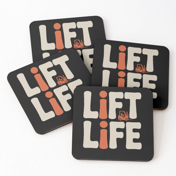 Item preview, Lift Life Bold Forklift Operator designed and sold by Taans-Creation.