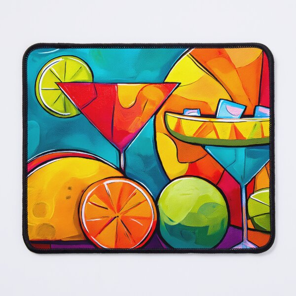 Item preview, Cinco de Mayo Tropical Fiesta with Tacos Cocktails and Citrus Slices in a Bold Colorful Celebration designed and sold by OlfactoART Studio.