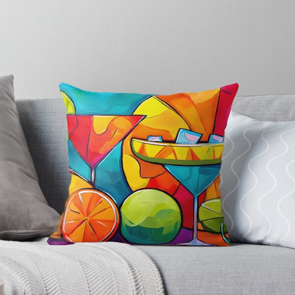 Item preview, Cinco de Mayo Tropical Fiesta with Tacos Cocktails and Citrus Slices in a Bold Colorful Celebration designed and sold by OlfactoART Studio.