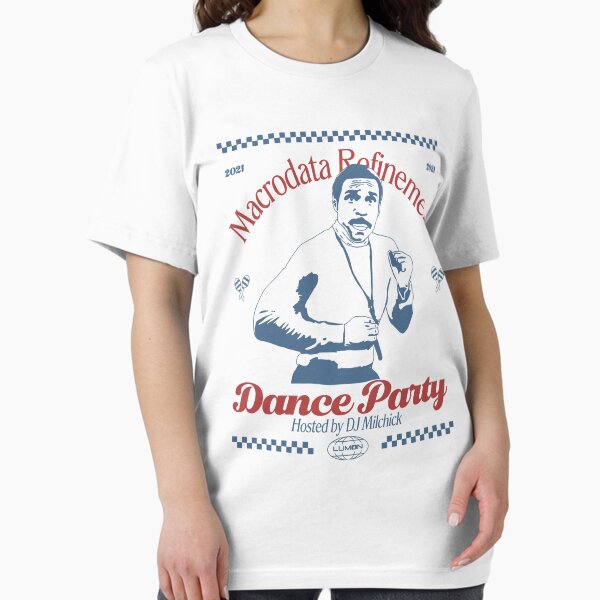Artikel-Vorschau von Severance Mr Milchick Defiant Jazz Macrodata Refinement Dance Party Filme Poster, designt und verkauft von Doveballs.