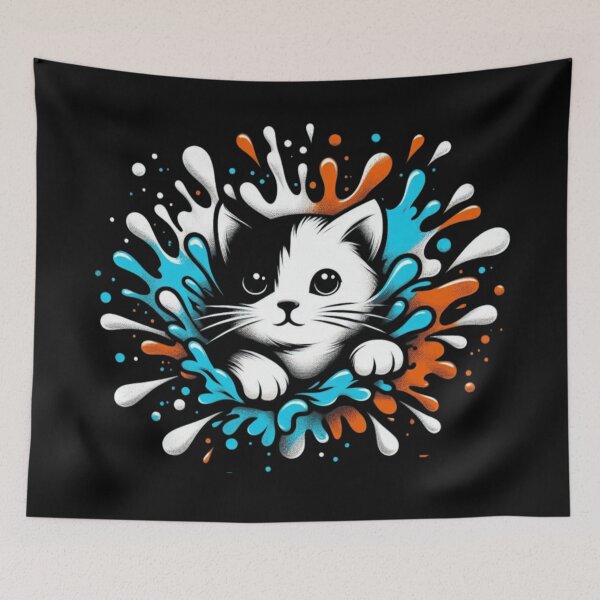 Item preview, Splash Cat 1 designed and sold by the-fitzgibbon.
