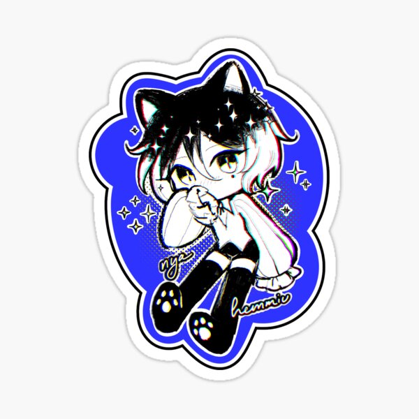 Item preview, Chibi Cat Hemmi Sticker designed and sold by hemmiu.