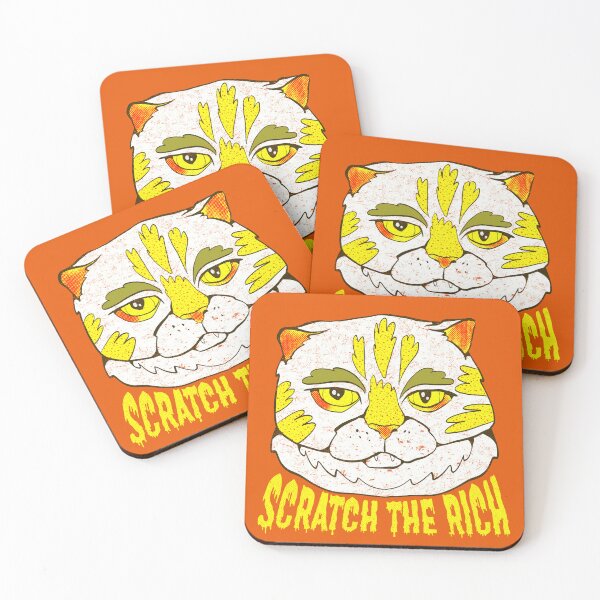 Item preview, scratch the rich cat v2 designed and sold by crestfallenmermaid.