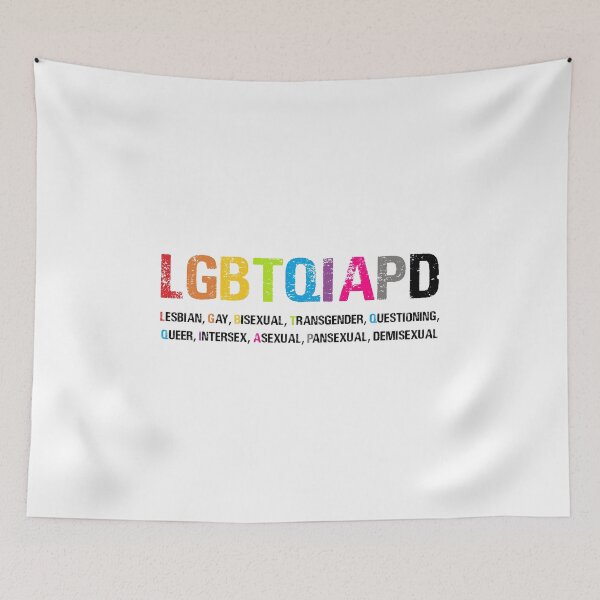 Item preview, LGBTQIAPD Lesbian Gay Pride Month Vintage Rainbow Flag designed and sold by CreativeStrike.