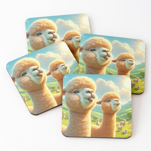 Item preview, Cute Alpaca spitting designed and sold by 7Bluedragon (Jane art collection).