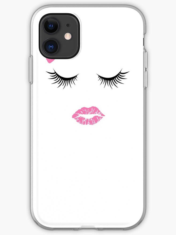 Eyelash Lips iPhone Case