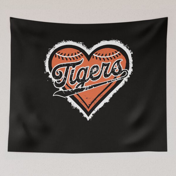 Item preview, Retro Tigers Hearts Name Distressed Tigers Lovers Animal Evergreen Gifts For Men Women Kids designed and sold by ArmyAbodo.